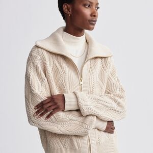 NWT Varley Lando Full-Zip Knit  M